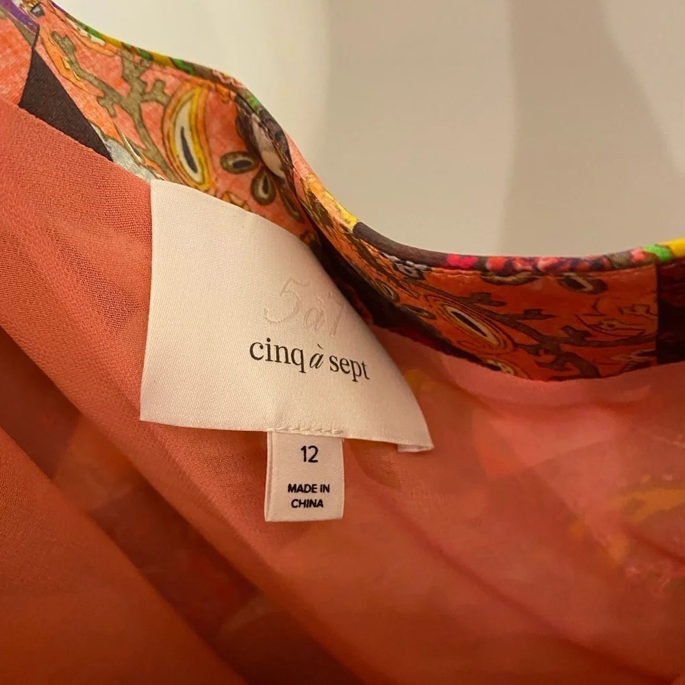 Cinq à Sept Multicolor Asymmetrical Dress - Picture 7 of 7